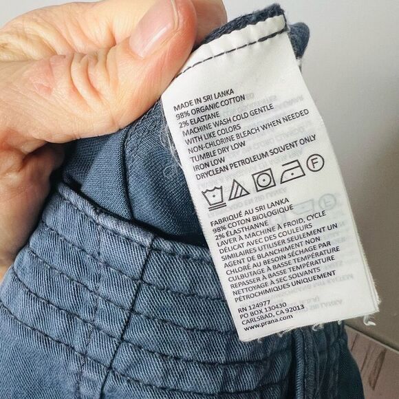 PrAna Teal Blue Green Pants Sz 4 - Picture 7 of 9